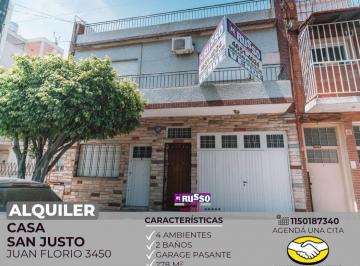 RUS-RUS-10713_2 · Alquiler de Casa 4 Ambientes San Justo