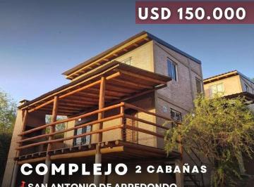 Hotel · 383m² · 8 Ambientes · 2 Cocheras · Venta Complejo Turístico de Cabañas Frente Al Rio Totalmente Equipadas en San Antonio de Arredondo
