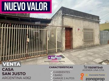 RUS-RUS-10661_2 · Venta Casa 3 Ambientes San Justo