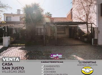 RUS-RUS-10698_2 · Venta Casa 4 Ambientes San Justo
