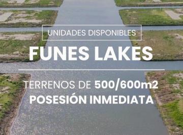 Terreno · 500m² · Venta Lotes Funes Lakes - Aguadas