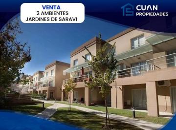 Departamento · 56m² · 2 Ambientes · 1 Cochera · Departamento en Venta Jardines de Saravi Cuan Propiedades