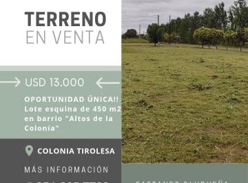Terreno · 450m² · Terreno en Venta