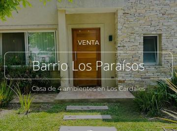Casa · 129m² · 4 Ambientes · 2 Cocheras · Casa 4 Ambientes en Los Paraísos, Los Cardales