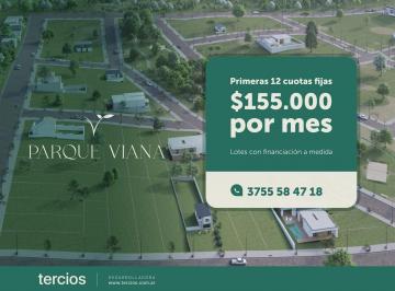 Terreno · 315m² · Terreno - Aristobulo del Valle - Barrio Parque Viana - Lote 1 Mzn C