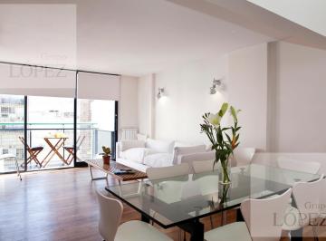 Departamento · 78m² · 3 Ambientes · Alquiler Temporario Departamento Amoblado Tipo Dúplex Las Cañitas 2 Dorm. - Moderno y Luminoso