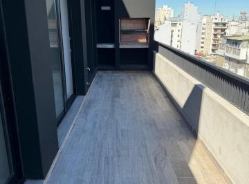 Balcon terraza con parrilla · Venta Dos Ambientes Villa Crespo con Balcon Terraza y Parrilla