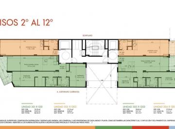 Departamento · 74m² · 3 Ambientes · Venta Departamento 3 Ambientes con Balcón y Vestidor en Palermo Hollywood