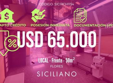 Local comercial · 50m² · 3 Ambientes · Local en Flores