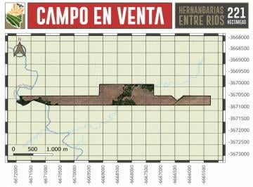 Campo , Hernandarias · Campo Agrícola en Venta en Hernandarias (221 Ha): 76% de Aptitud Productiva y Suelos Molisoles
