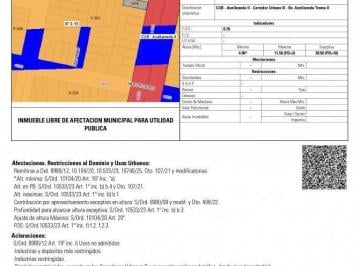 Terreno · 201m² · Terreno Apto Para Desarrolladoras Emprendimiento Edilicio en Altura Altura Maxima Exceptiva Pb. Mas