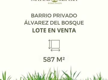 Terreno · 587m² · Lote en Venta Alvarez del Bosque