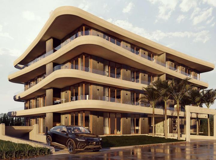 Desarrollo vertical · Origen Residences Pinamar Centro