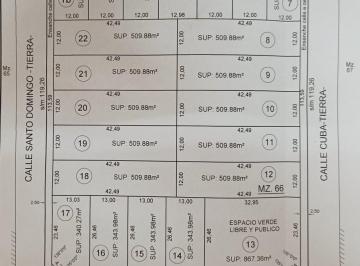 Terreno · 504m² · Lotes Financiados a La Venta en Libertad