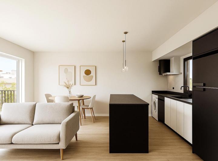 Departamento · 59m² · 3 Ambientes · 1 Cochera