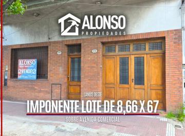 Terreno · 185m² · Imponente Lote con Edificación en Venta en Lanus Oeste
