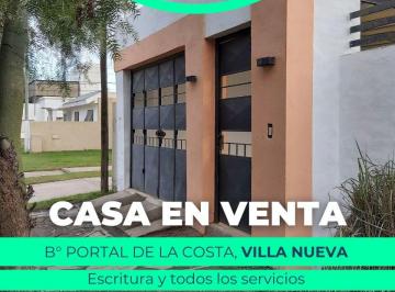Casa · 180m² · 10 Ambientes · 1 Cochera - Maniloff Bienes Raices · Casa con 4 Dorm. en Venta, 750 m², en Villa Nueva, Córdoba.