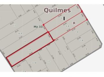 Terreno , Quilmes · 3 Lotes 988 m² V. Lopez 666 Salida a A. del Valle665 Entre San Luis y Oliveri, Quilmes o