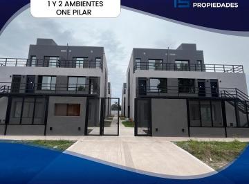 Departamento · 62m² · 2 Ambientes · 1 Cochera · One Pilar Departamento en Venta Cuan Propiedades
