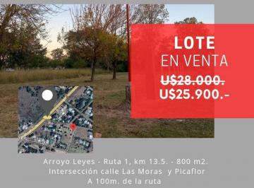 Terreno , Arroyo Leyes · Terreno a 100 m. de Ruta N°1!
