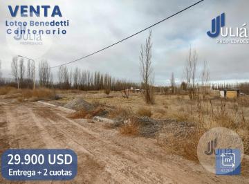 Terreno · 360m² · Venta Terreno Loteo Benedetti - Centenario, Neuquén