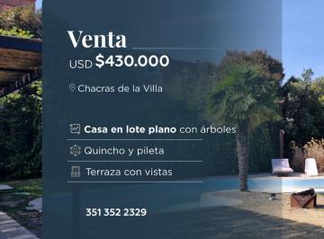 Casa · 321m² · 4 Dormitorios · 2 Cocheras · Casa en Chacras de La Villa - Ubicacion Central