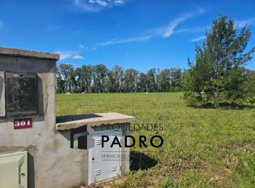 Terreno · 2001m² · Lote Terreno 301 en Venta. Barrio Santa Inés. Comarcas de Luján.
