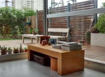 Departamento · 63m² · 2 Ambientes · 1 Cochera · Amplio Dos Ambientes con Jardin