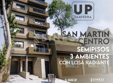 Departamento · 65m² · 3 Ambientes · Departamento 3 Ambientes con Losa Radiante a Estrenar - San Martin Centro - Up Saavedra