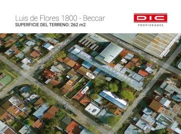 Terreno · 262m² · Terreno Alquiler - Beccar