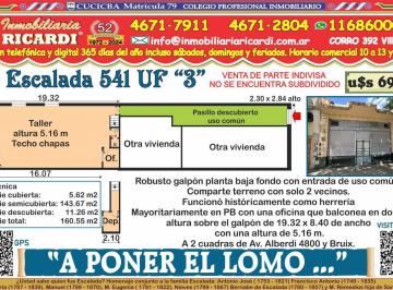 Bodega-Galpón · 148m² · A Poner El Lomo Galpón PH Contraf 8.40x19.32