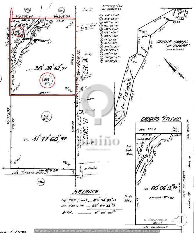 Venta de excelente fracción de campo en ruta 226