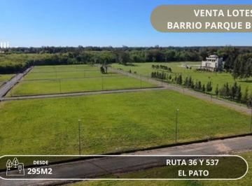 Terreno , Berazategui · Venta Lotes Barrio Parque Bonito El Pato - Berazategui