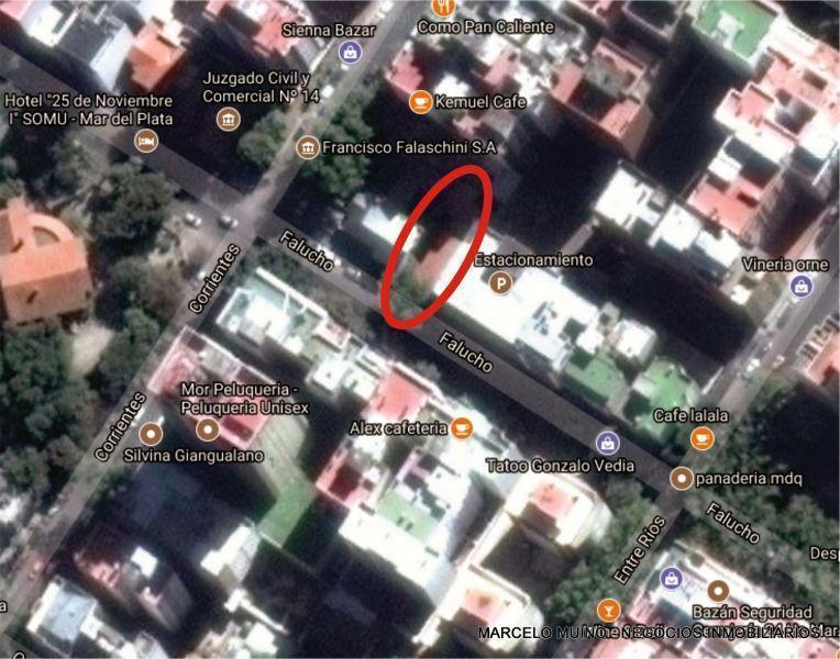 Venta lote en plaza colon, mar del plata terreno de 10.39 X 21.65, total 225 apto para construir hasta 8 pisos y 2 cocheras