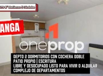 PH de 4 ambientes, Córdoba · Una Ganga! Depto 2 Dorm con Cochera Doble, Patio y Escritura en un Complejo!