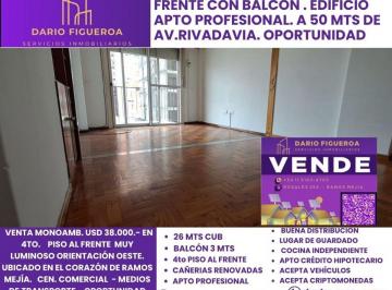 Departamento de 1 ambiente, La Matanza · Departamento en Venta Ramos Mejía Mono Ambiente Céntrico