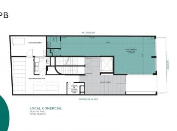 Local comercial · 58m² · 1 Ambiente · Departamento en Belgrano 2 Ambientes Amenities Financiacion Balcon