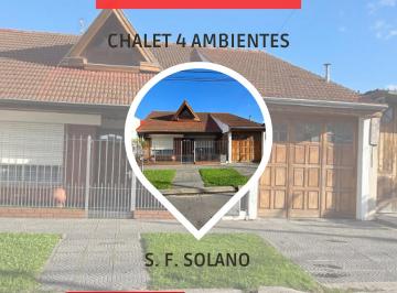 Casa de 4 ambientes, Almirante Brown · Casa Tipo Chalet 4 Ambientes - Venta en San Francisco Solano