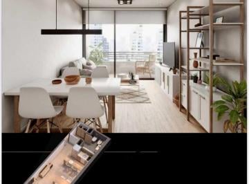 Departamento · 34m² · 1 Ambiente · Monoambiento en Villa Crespo