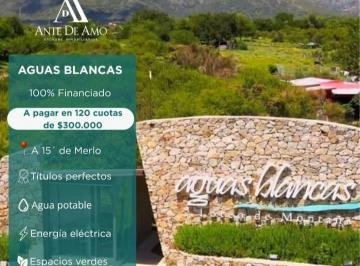 Terreno · 1m² · Loteo de Montaña Aguas Blancas - Merlo, San Luis