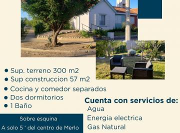 Casa · 50m² · 3 Ambientes · Vendo Casa en Merlo, San Luis "Gran Oportunidad"