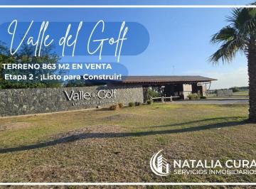 Terreno · 863m² · Venta - Excelente Lote en Valle del Golf Etapa 2 - ¡Listo Para Construir!