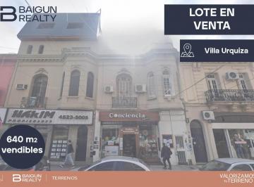 Terreno · 91m² · Terreno en Venta en Villa Urquiza 600 m² Vendibles