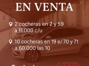 Garage · Venta de Cocheras Techadas - La Plata