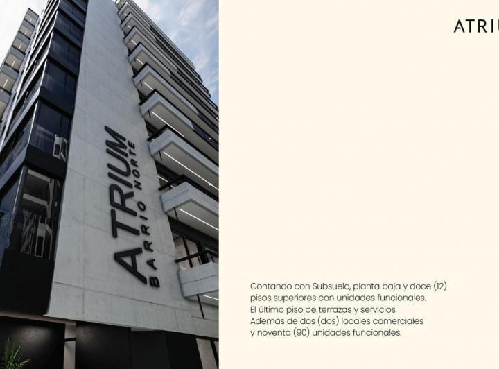 Desarrollo vertical · Atrium Barrio Norte