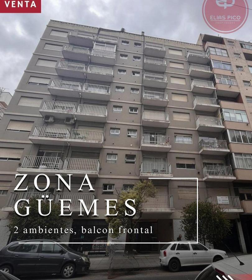 Depto 1 dorm, 31m² en Güemes — Mar del Plata