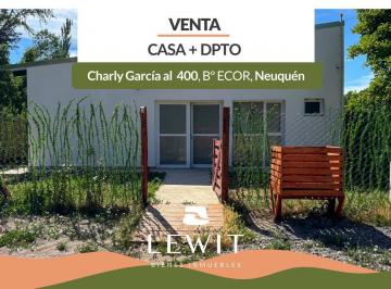 Casa · 136m² · 3 Dormitorios · Venta Casa 2 Dorm. con Departamento Independiente en Plottier Bº Ecor