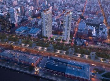 Departamento · 60m² · 2 Ambientes · 1 Cochera · Puerto Madero - Quartier del Bajo - Departamento Al Rio