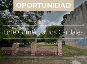 Terreno · 577m² · Importante Lote Comercial Av Belgrano, Los Cardales