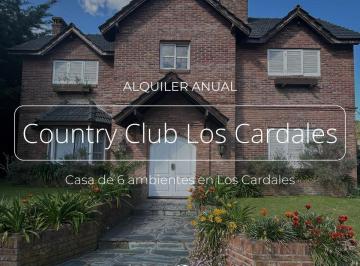 Casa · 700m² · 6 Ambientes · 2 Cocheras · Alquiler Anual Casa 6 Ambientes en Los Cardales Country Club